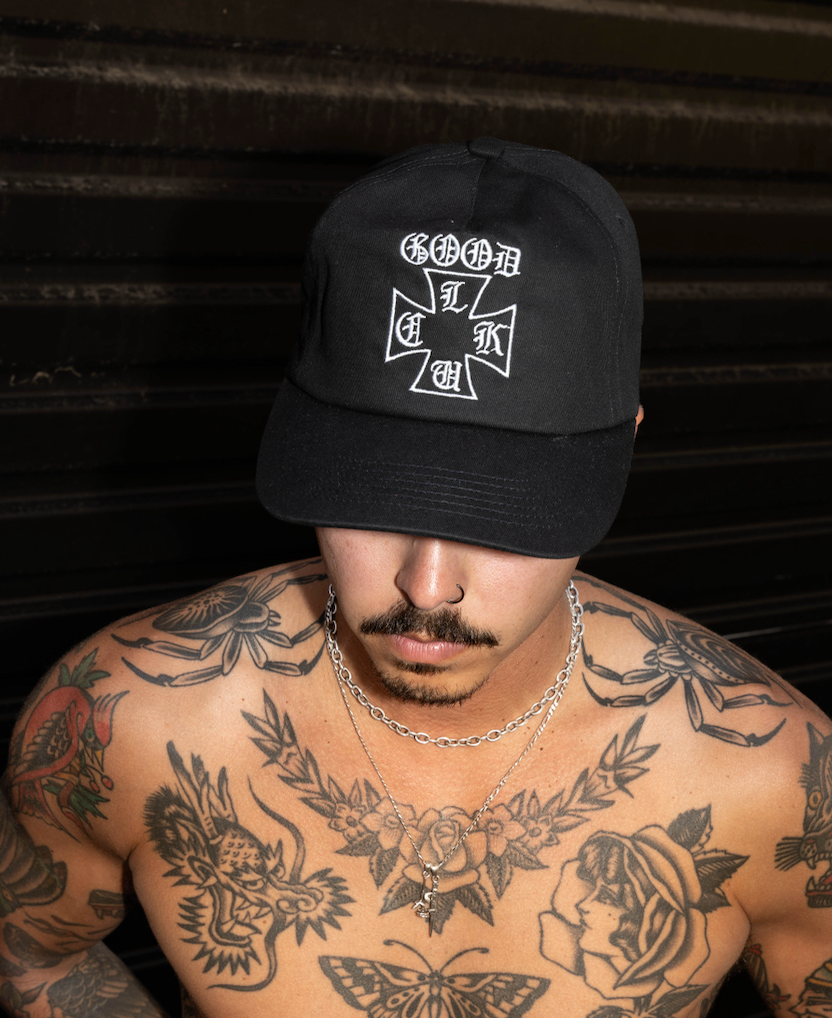 Old E Cross Snap Back