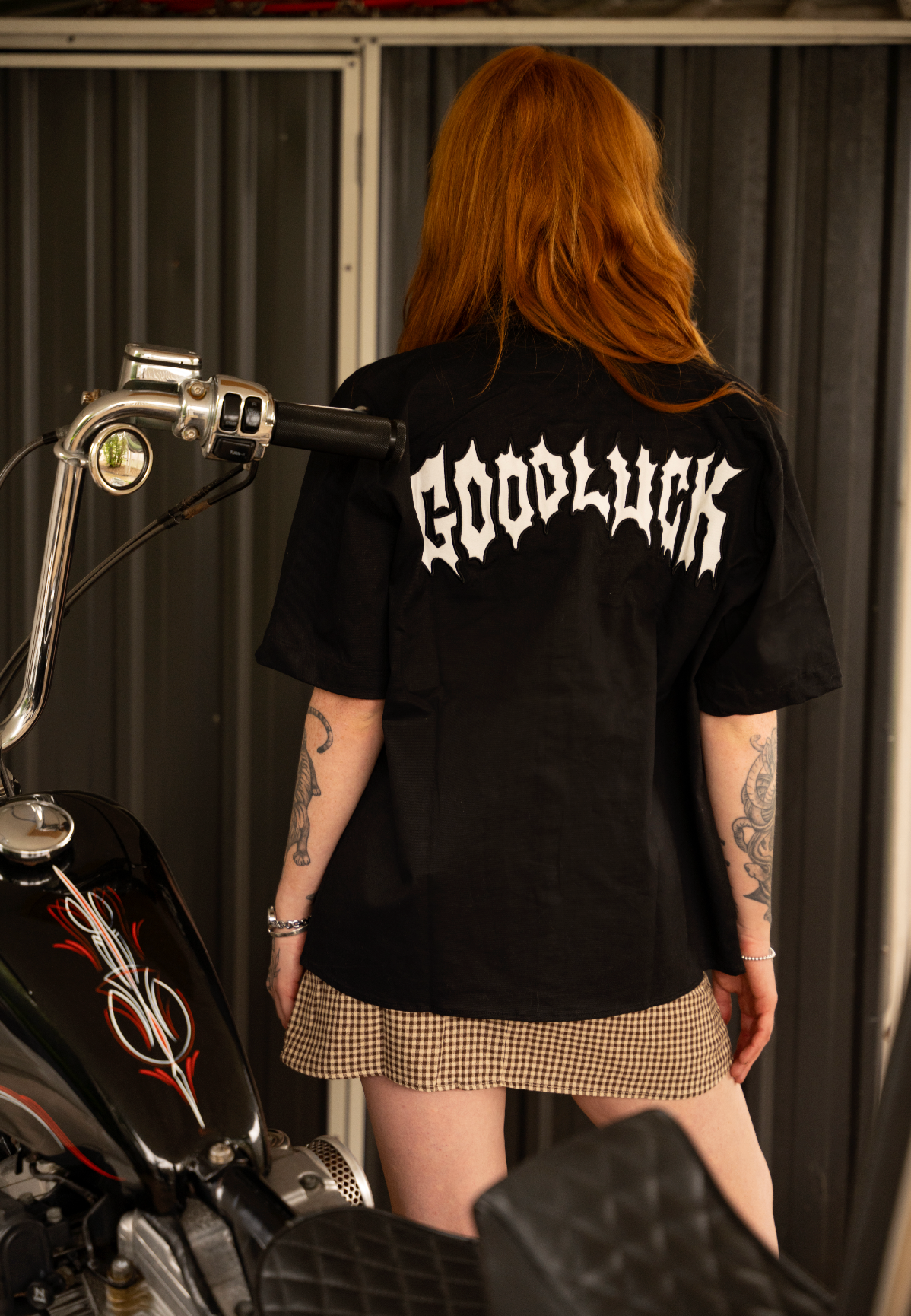 GOTHIC SHORT SLEEVE WORK SHIRT
