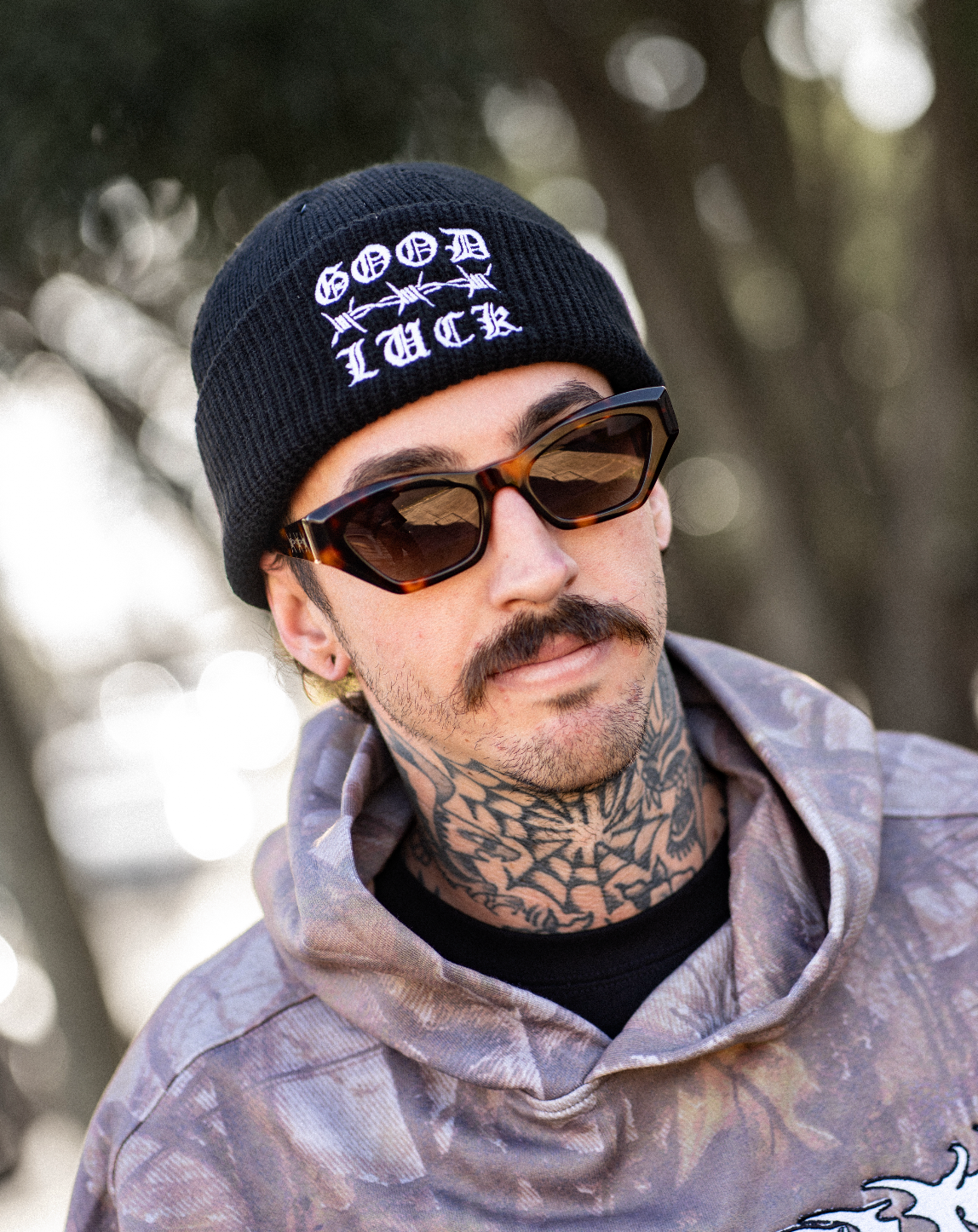 SUPPLY SUNGLASSES V.2 BARBED WIRE TORTOISE
