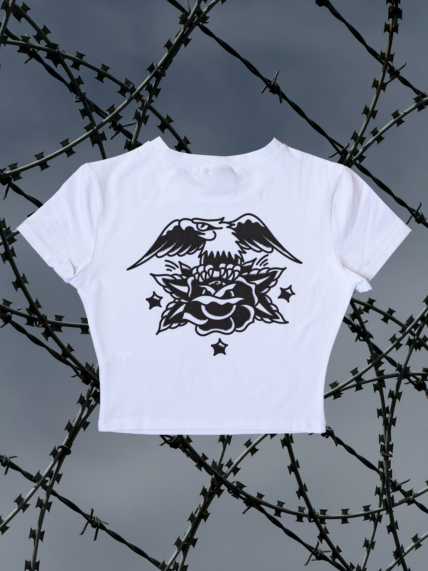 ROSE EAGLE BABY TEE