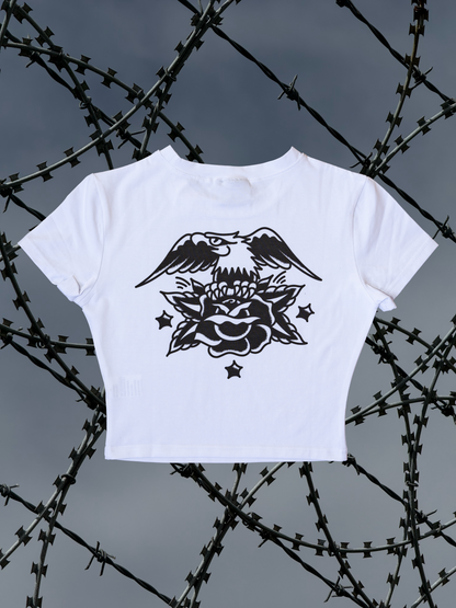 ROSE EAGLE BABY TEE