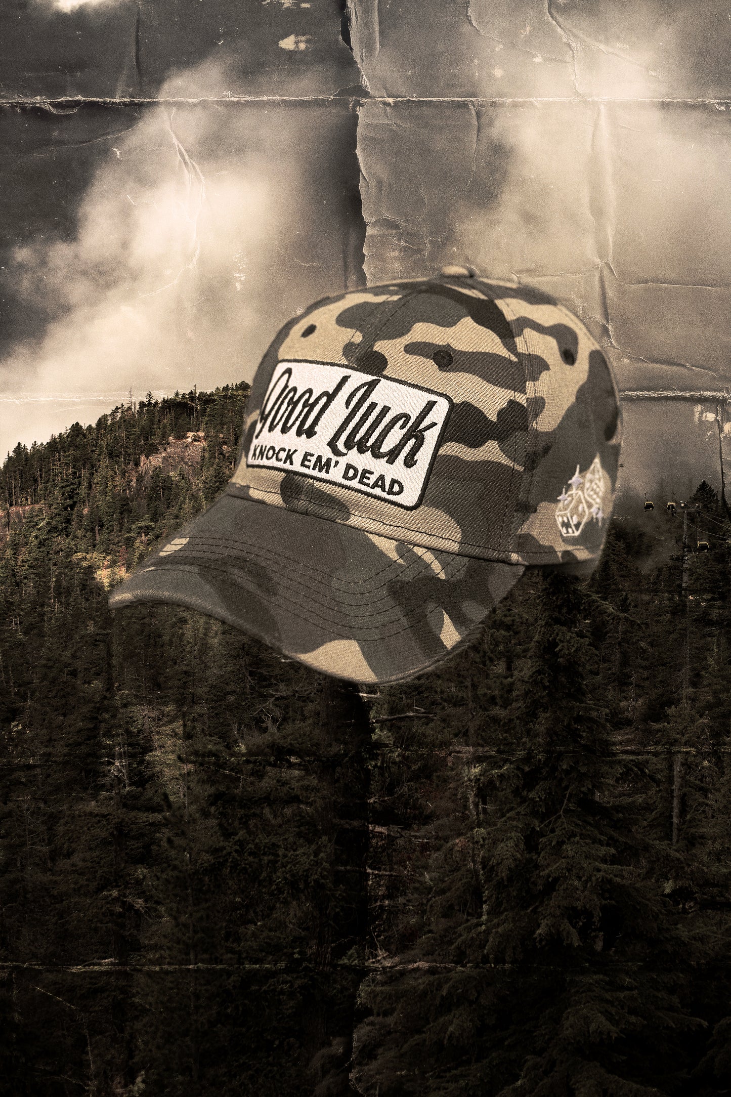 Camo Good Luck Cap
