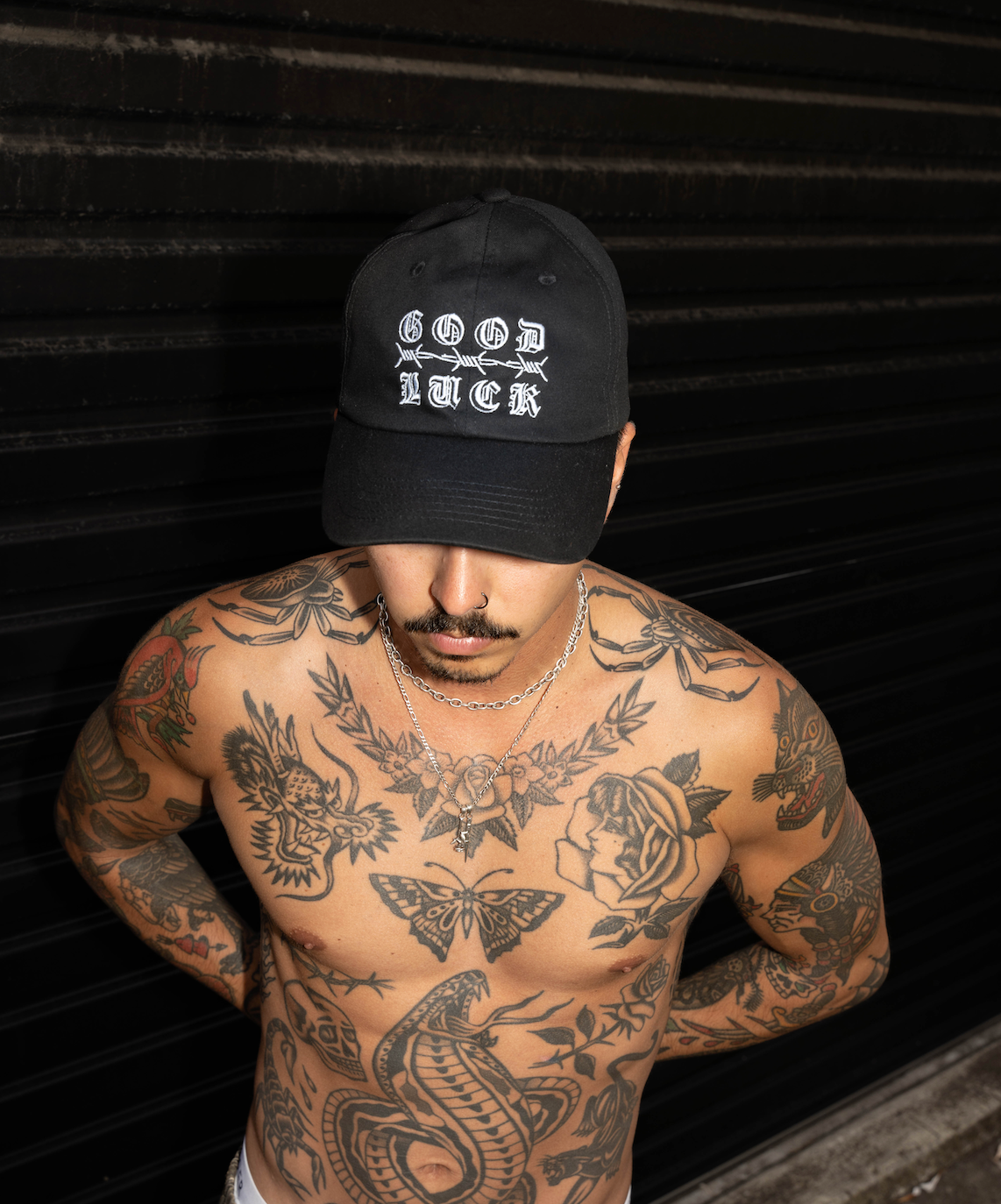 Good Luck Barbed Dad Cap