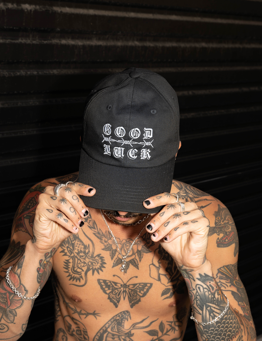 Good Luck Barbed Dad Cap