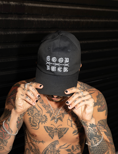 Good Luck Barbed Dad Cap