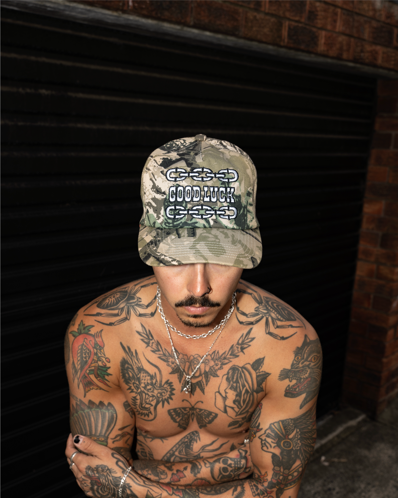 Real Tree Chain Snap Back