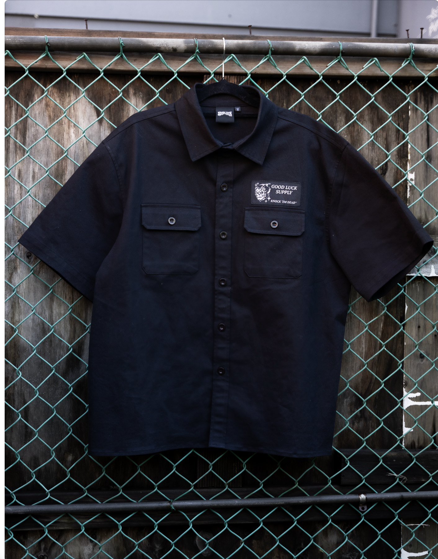 GOTHIC SHORT SLEEVE WORK SHIRT