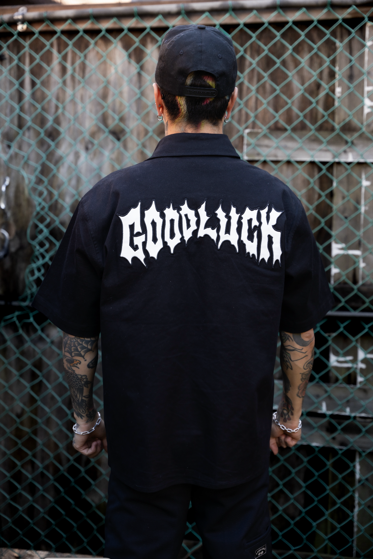 GOTHIC SHORT SLEEVE WORK SHIRT
