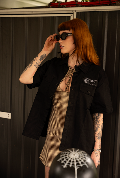 GOTHIC SHORT SLEEVE WORK SHIRT