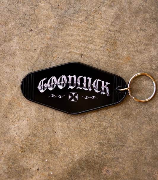 Metalic Motel Keychain