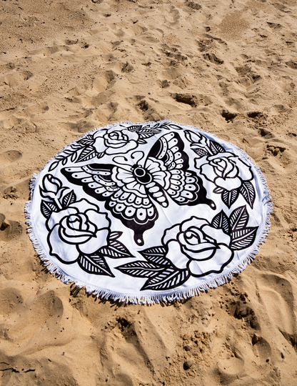 TRAD BUTTERFLY BEACH TOWEL