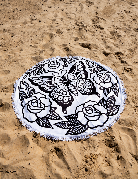 TRAD BUTTERFLY BEACH TOWEL