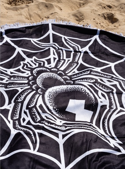 REDBACK WEB BEACH TOWEL