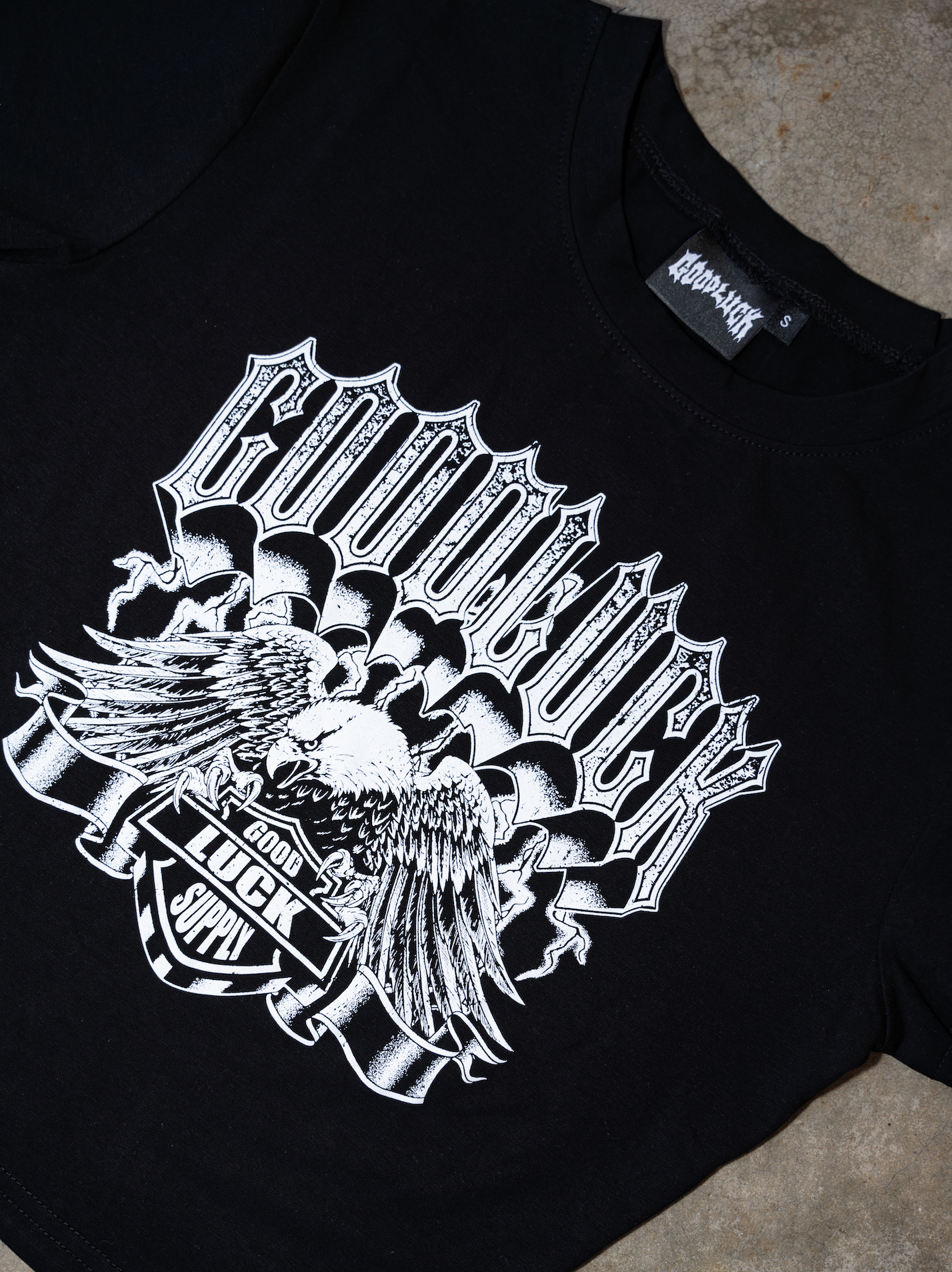BALD LIGHTNING BABY TEE