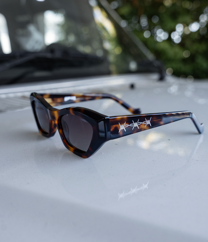 SUPPLY SUNGLASSES V.2 BARBED WIRE TORTOISE
