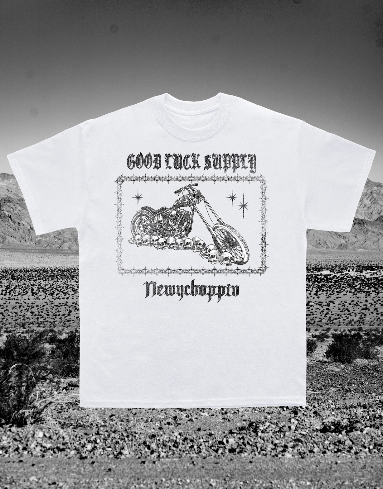 GOOD LUCK x NEWYCHOPPIN T-Shirt (PRE-ORDER)